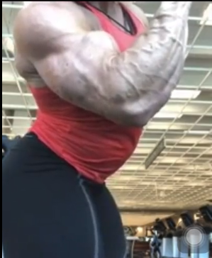 Aleesha Young Fbb muscles really big